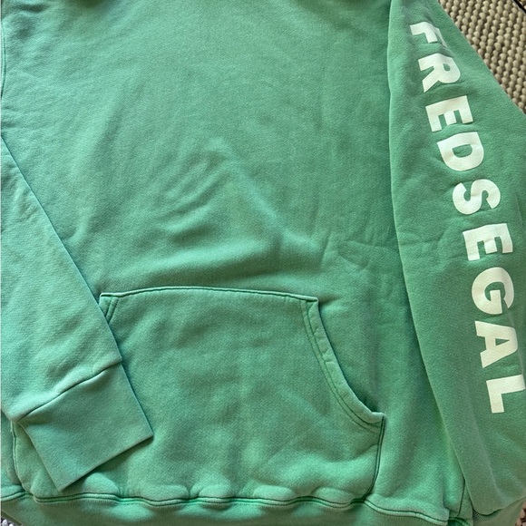 Fred Segal Other - Fred Segal RARE Green Logo Sleeve Hoodie